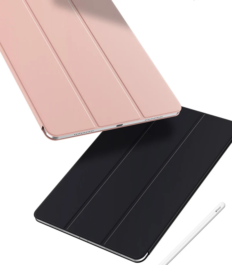 Для iPad Pro 12,9 чехол тонкий Блестящий официальный 1:1 Folio Магнитная Smart Cover с задняя крышка чехол для нового iPad Pro 12,9