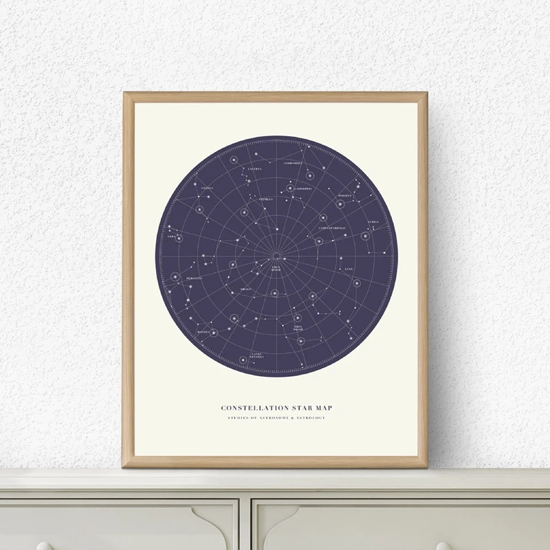 Constellation Wall Art Map Prints
