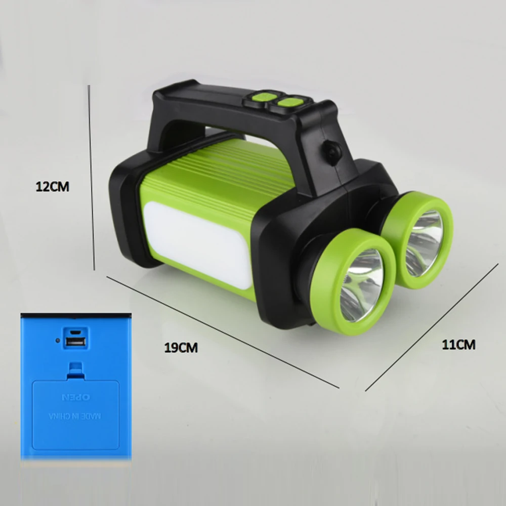 5V USB многофункциональный светодиодный походный светильник COB 8802A зарядки Портативный светильник двойной головкой Светодиодный прожектор светильник для дома Отдых Путешествия