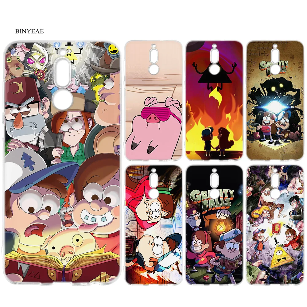 

BINYEAE Gravity Falls Silicone Case for Huawei Mate 10 P20 P10 P9 P8 Y6 Y7 Honor 7C 7A 9 10 Lite Pro 2018 Mini 2017 Cover Coque