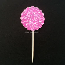 12 шт./упак. в форме сердца торт вставлена карта, маленький мусс кольцо, Тирамису, сыр, помадка торт украшения инструменты