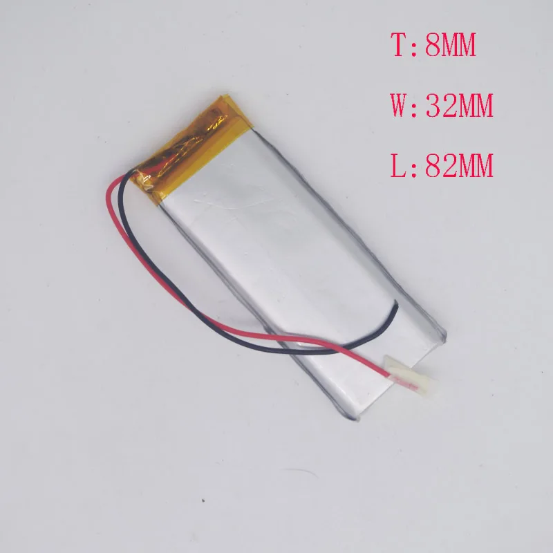 3,7 v литиевая батарея 803282/803585 Мобильная мощность 2500 mAh