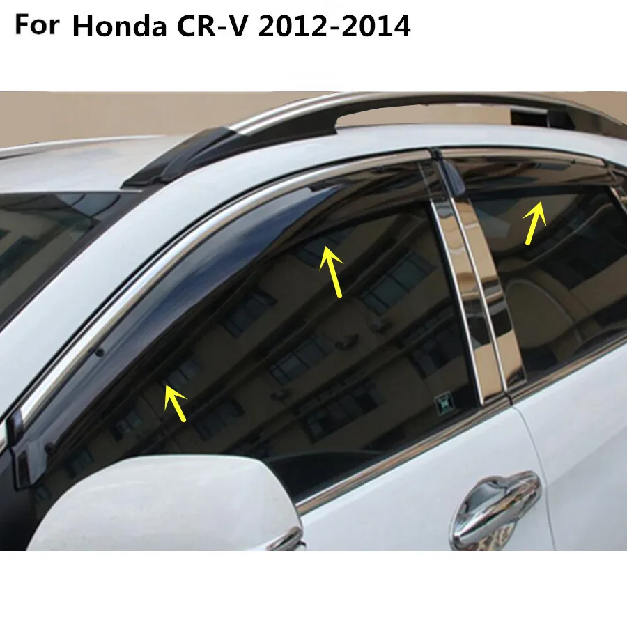 4 шт. автомобильные пластиковые ветрозащитные стекла для Honda CRV CR V 2012 2013 2014|wind