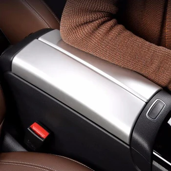 

ABS Plastic matte Chrome front handrail Armrest Storage box Switch Panel Trim Cover for Mercedes Benz A Class 2019 Car Styling