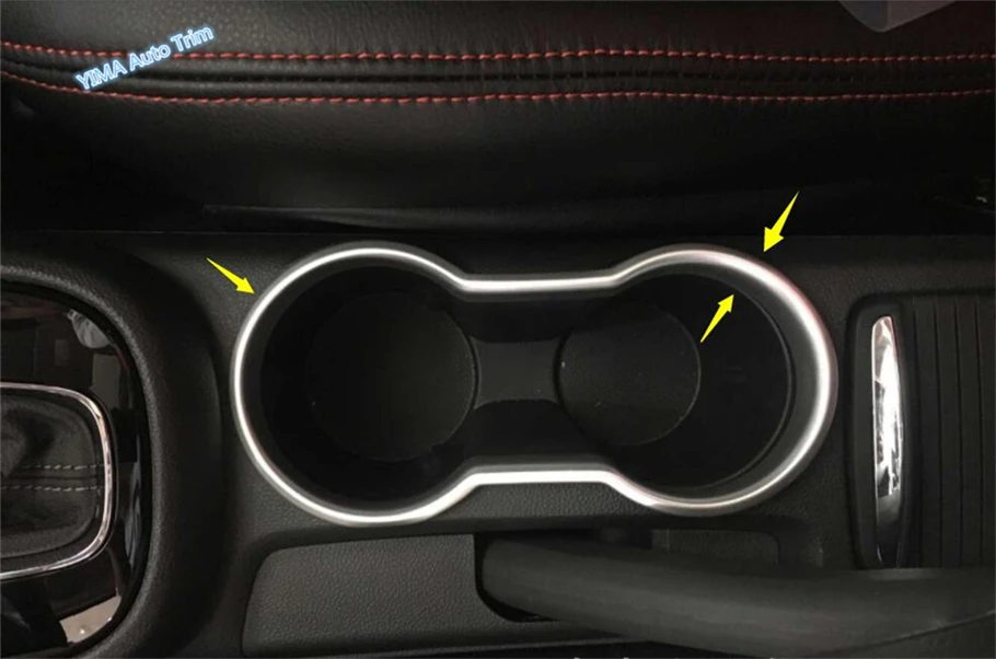 

Lapetus Car Styling Matte Style Water Cup Holder Frame Cover Trim Fit For Opel Vauxhall Mokka Buick Encore 2013 2014 2015 ABS