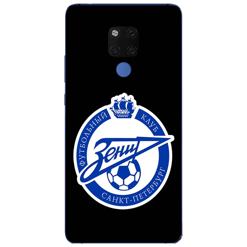 

FC Zenit football Club Logo soft silicone Painting Case For Huawei Mate 10 20 X Lite Pro P Smart Z Plus 2019 Phone Printed Cover