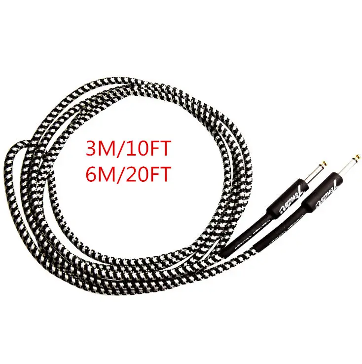 3m/6m Electric Guitar Cable Multicolor Cord Professional Instrument