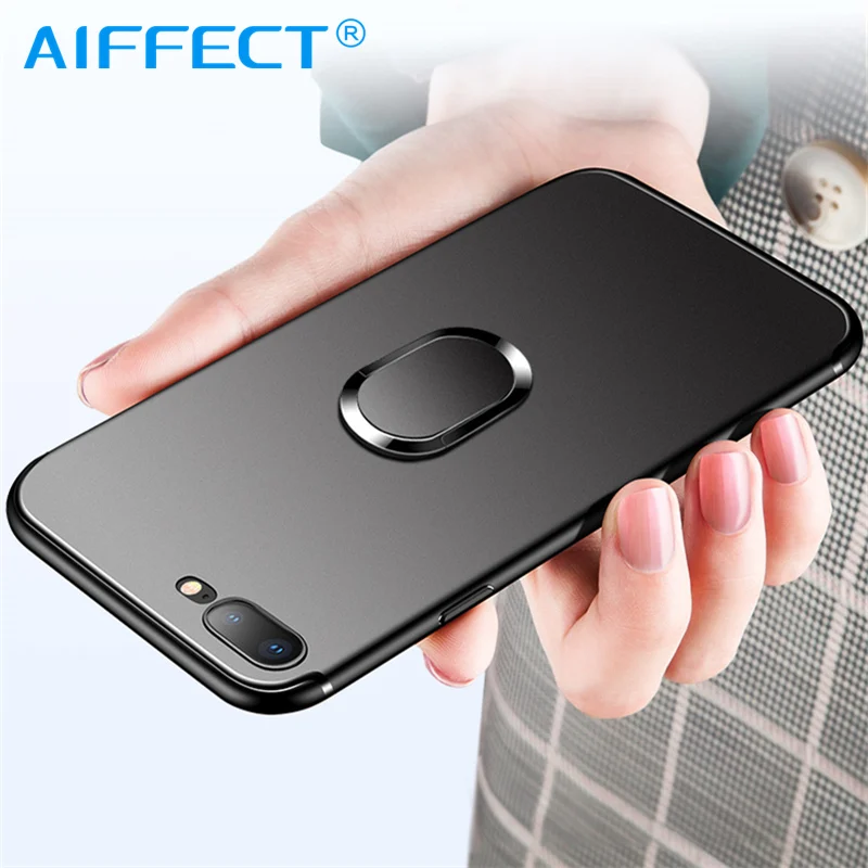 AIFFECT чехол для телефона iPhone 6 6S 7 8 Plus XS X 5 5S Se Xs Max XR держатель кольца пальца |