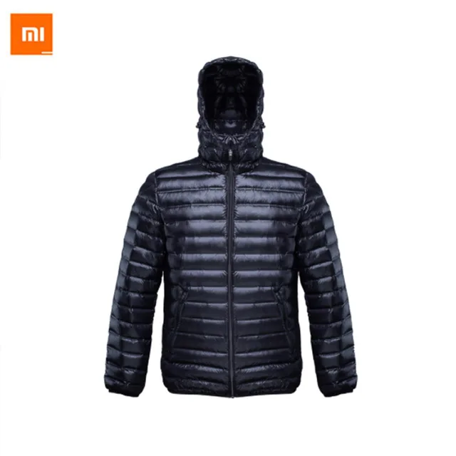 

100% Original Xiaomi 90 Feather Dress Coat Xiaomi One Weaving Thin DownJacket White Duck Warm For Smart Home New