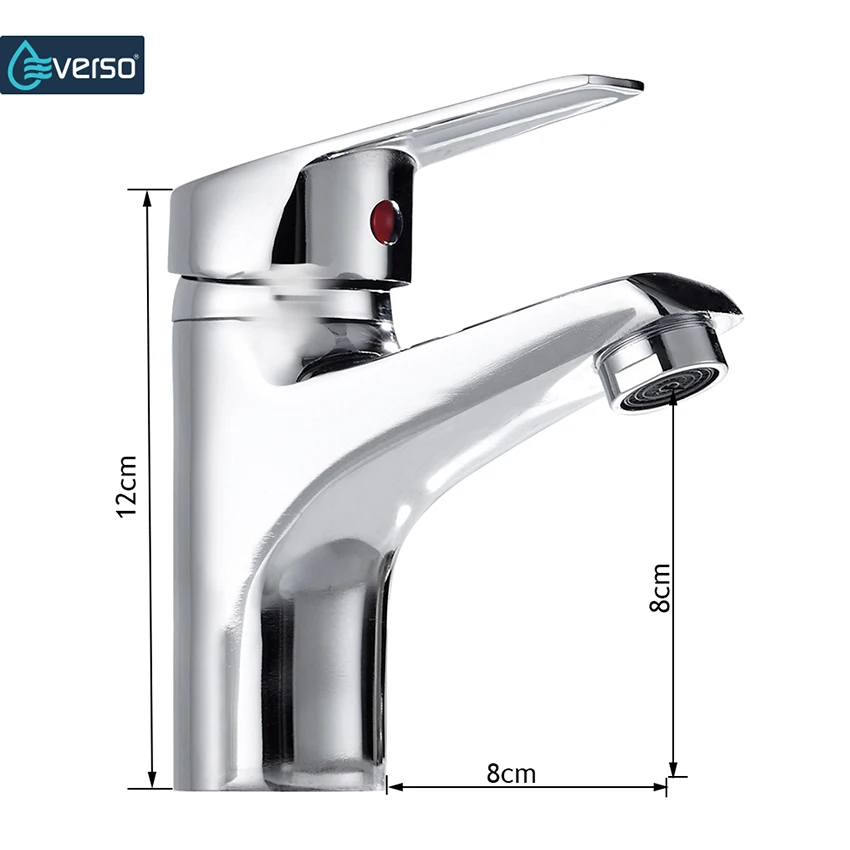 Online Beste verkauf Bad Becken Waschbecken Wasserhahn Chrom Einzigen Griff Küche Tap Wasserhahn Mixer heißer und kalten wasser schlauch Chrome Fertig