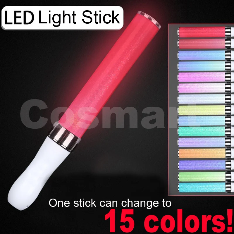 

[STOCK]WOTAgei Dance!15 colors changeable LED Light stick for Calling your ACG idols Lovelive DJs Bigbang EXO 3W hours Life!!
