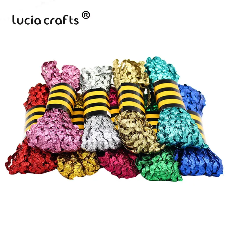 Lucia crafts, 8 мм, разные цвета на выбор, блестящая корсажная лента для волос, бант, украшение для свадебной вечеринки, 15y/18y W0502