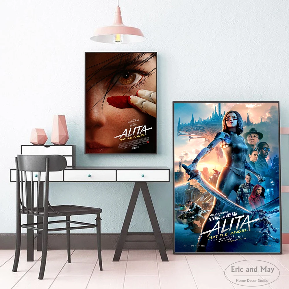 Alita Battle Angel Movie Character Posters And Prints Canvas Art Decorative Wall Pictures For Living Room Home Decor Painting | Дом и сад