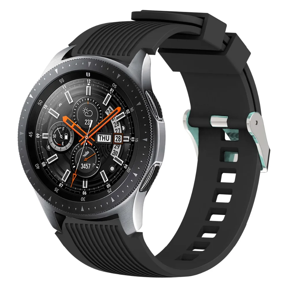 Ремешок силиконовый для часов Samsung Galaxy Watch 46 мм Gear S3 Gear2 R380 Huami AMAZFIT Stratos 22