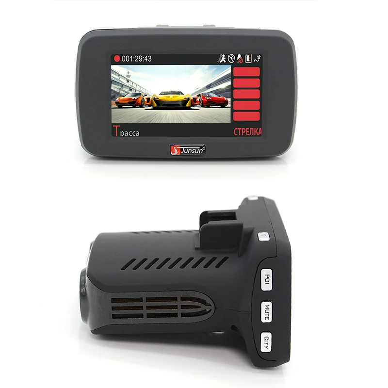 Junsun Ambarella A7 Автомобильный видеорегистратор GPS FHD 1080P Автоматический регистратор