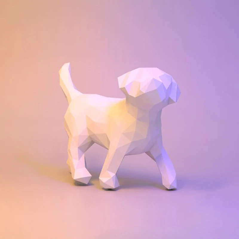 30 мин полный DIY 3D подходит Кролик Банни бумага скульптура бумаги ремесло головоломка игрушка обучающая бумага Складная модель игрушки Рождество