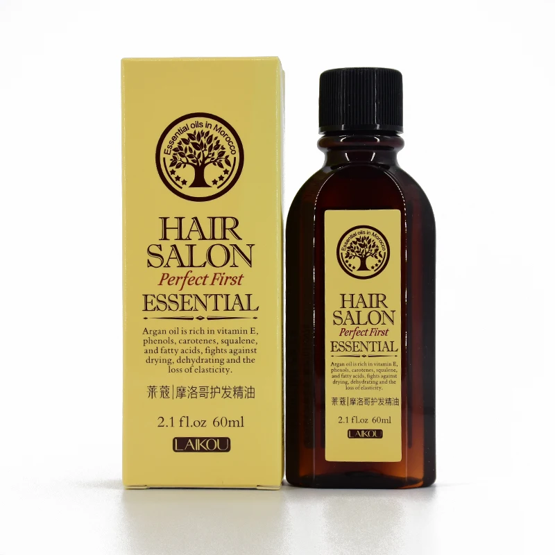 New Morocco Argan Oil Hair Care Keratin 100% PURE Glycerol Nut Oil Hairdressing Hair Mask Essential Moroccan Oil 60ml Product
