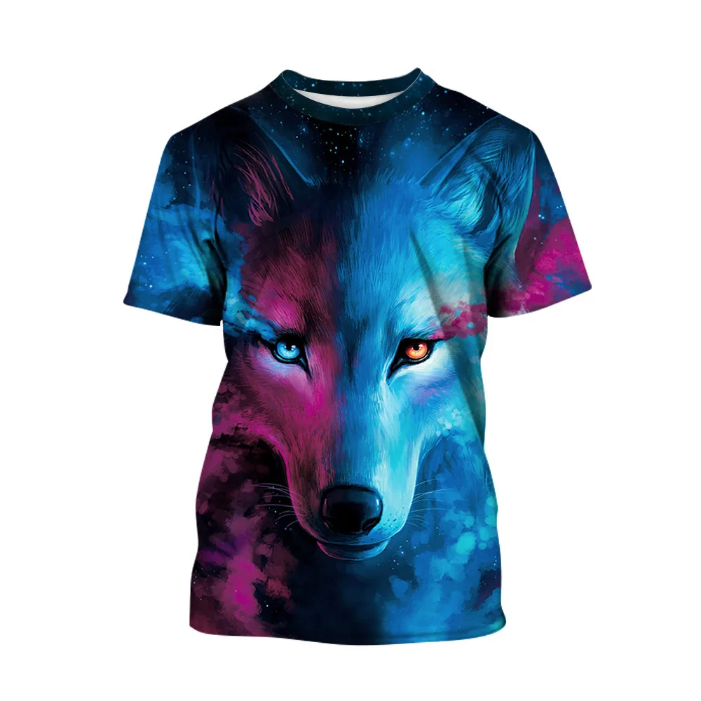 3D WOLF Boys Sweatshirt Hoodies Teens Spring Autumn Hooded Coat For Boys Kids Clothes Children Long Sleeve Pullover Tops