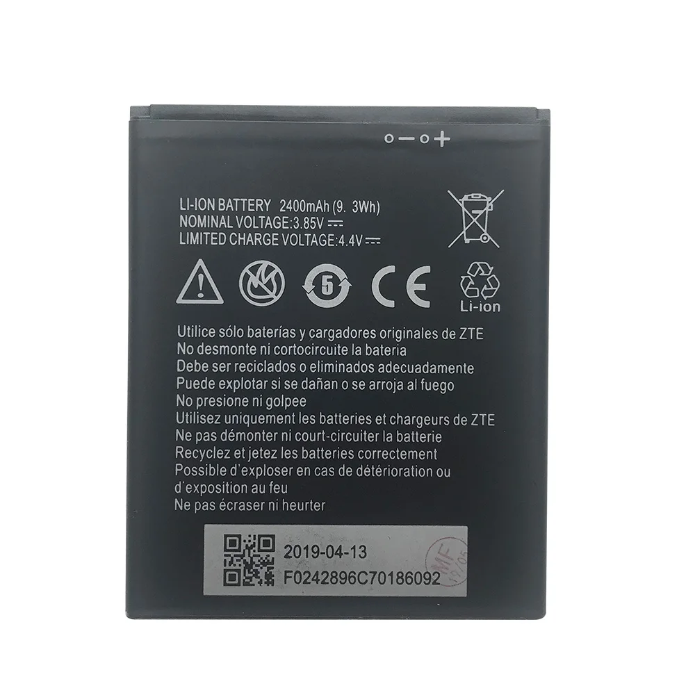 

3.85V 2400mAh Li3824T44P4h716043 Battery For ZTE Blade A520 A521 BA520 BA603 A603 phone Battery