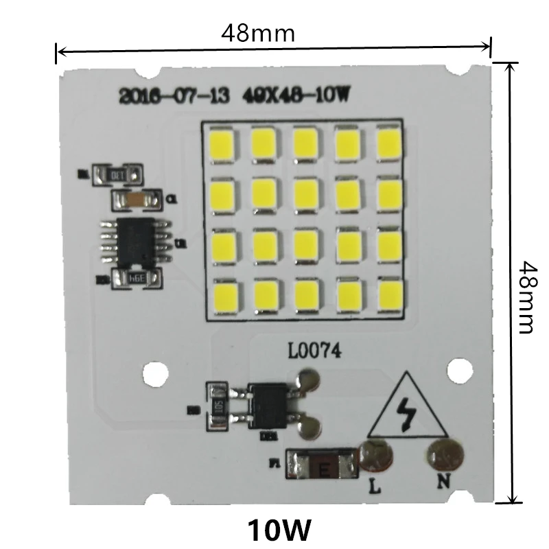 KINLAMS DIY затемняющий светодиодный умный IC SMD СВЕТОДИОДНЫЙ светильник 10 Вт 20 Вт 30 Вт 50 Вт 90 Вт 220 В для наружного прожектора холодный белый/теплый белый