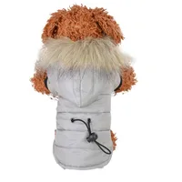Новинка 2018 года Зима собака пальто Зимняя Теплая Одежда для собак Толстовка для маленькой собаки чихуахуа мягкий мех животных капюшон щенок куртка
