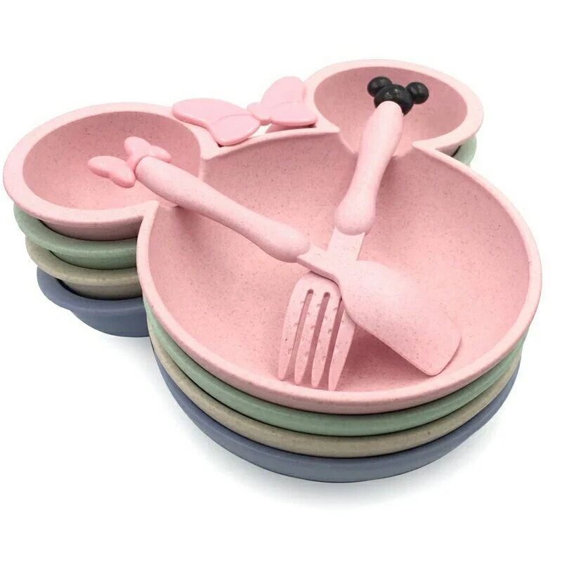 Baby Food Set Dishes Food Grade Wheat Straw Tableware Solid Kids Plate Bowl Children Eco-friendly Feeding Dinnerware MBG0343 Baby Food Set Dishes Food Grade Wheat Straw Tableware Solid Kids Plate Bowl Children Eco-friendly Feeding Dinnerware MBG0343