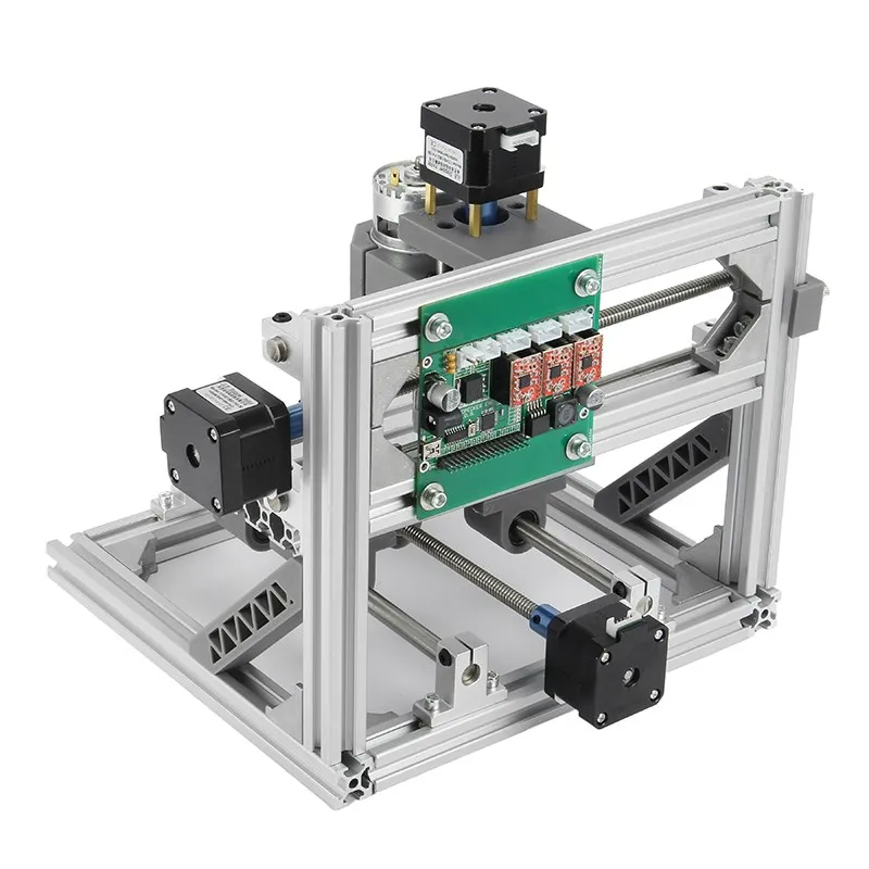 DIY CNC 2418 GRBL контроль станок с ЧПУ рабочая зона 24x18x4,5 см 3 оси Pcb ПВХ фрезерный станок Дерево Маршрутизатор Резьба гравер