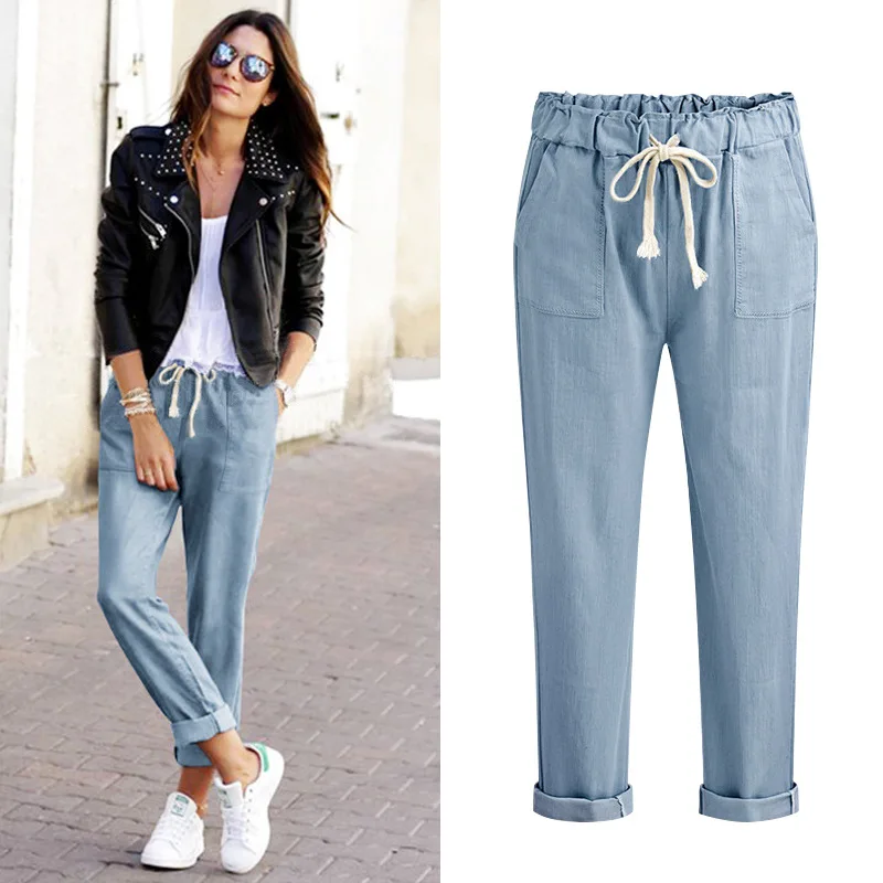 high waisted casual pants