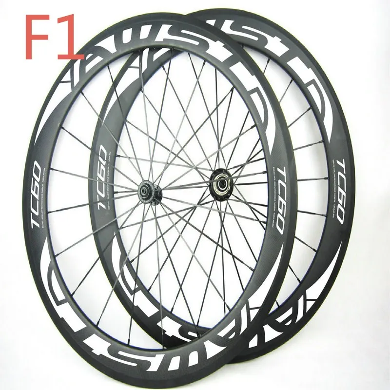 

AWST TC60 carbon wheels 60mm carbon bicycle wheels wide 23/25mm 700C road bike carbon wheelset V brake China bike carbon wheels