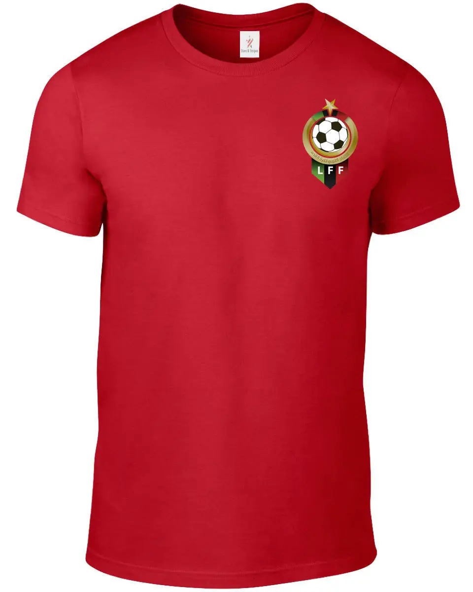 

Libya 2019 T Shirt Men'S Footballer Legend Soccers Men Creative Casual Short Sleeve Tshirt Novelty Funny Tees