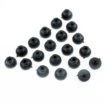 

xiaobaishu 20Pcs Auto Car Plastic Body Nut Flange Clip Fit For Mercedes Benz 0039900251 For BMW 16131176747