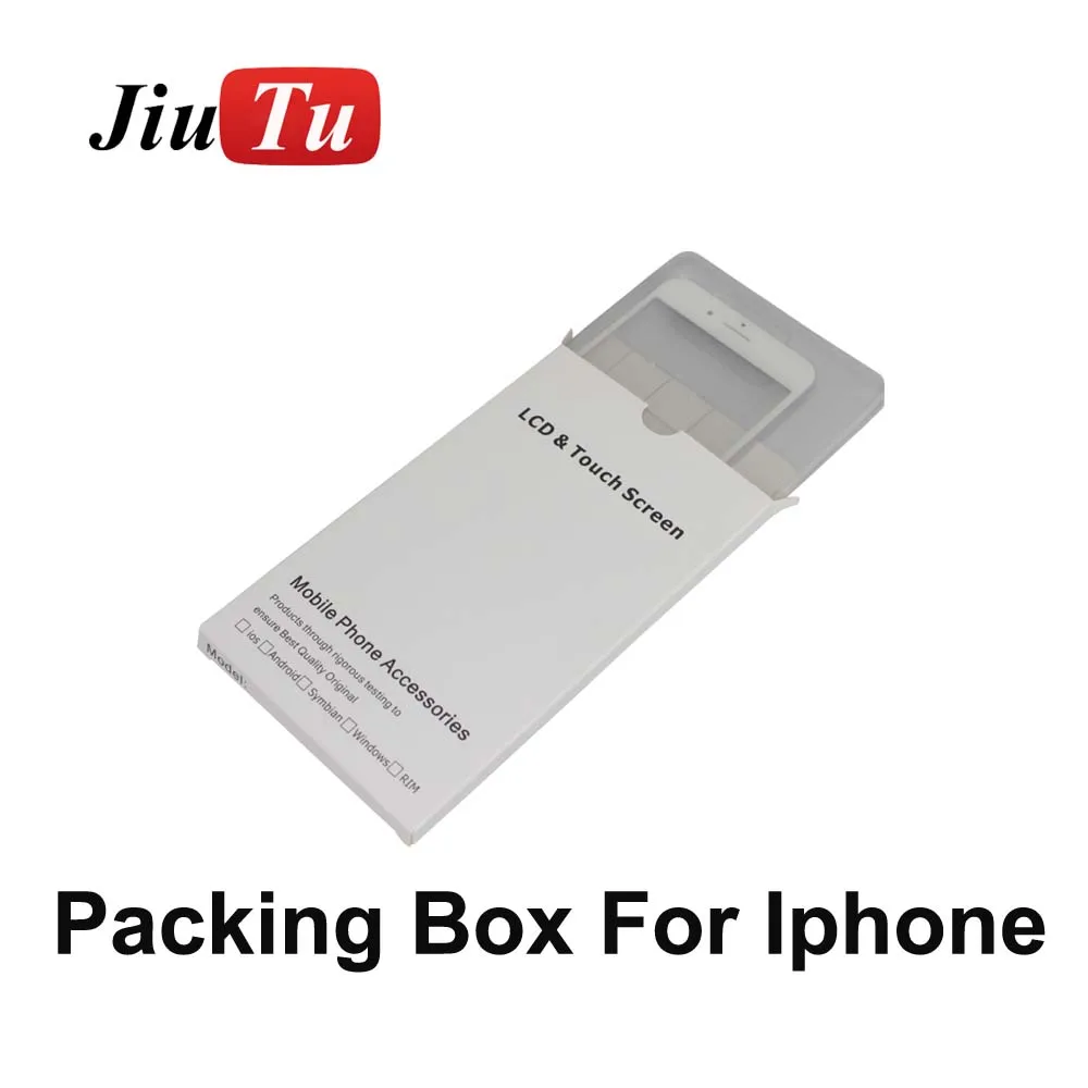 LCD Package Packaging Packing Box For iPhone 7G  7 Plus  6plus  6  5s  5c  5g  4s 4g Packing Box jiutu (2)