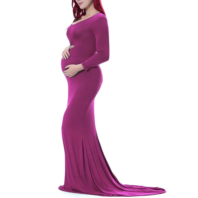 Свадебные вечерние платья для беременных с русалочкой для фотосессии, сексуальное платье для беременных, одежда для фотосессии