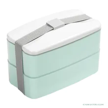 BPA Frei Wiederverwendbaren Mittagessen Bento Box mit Besteck Lagerung Von Lebensmitteln Kantine Mode Stil Lunchbox 3 Farben für Wahl