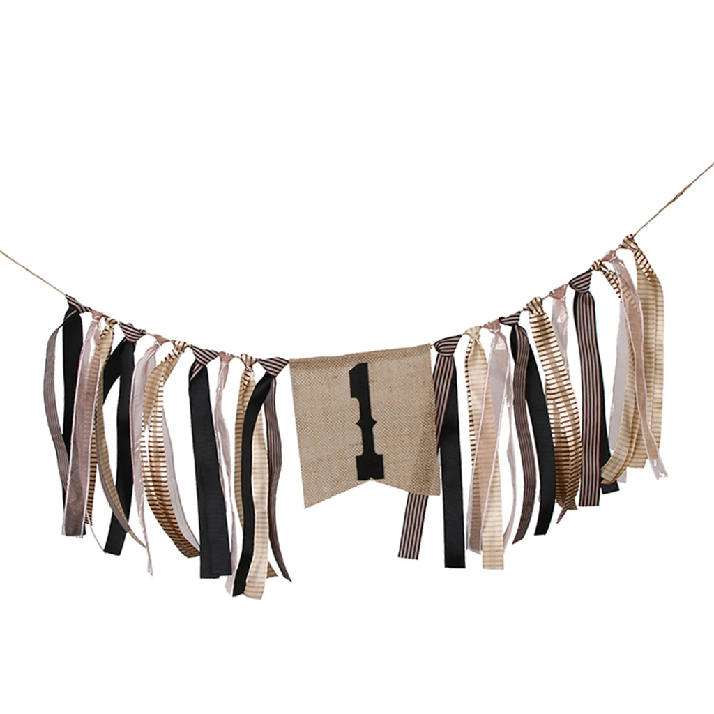 Baby 1st Birthday High Chair Tassel Banner Baby Shower Garland Baby Shower 