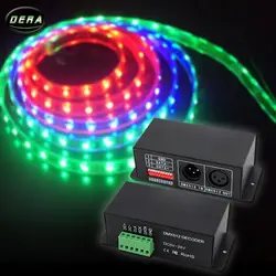 2 шт./лот DMX512 сигнала декодер LED IC декодер сигнала WS2811, TM1804, TM1809, TM1812 вождения IC, DC5V-24V вход DMX декодер