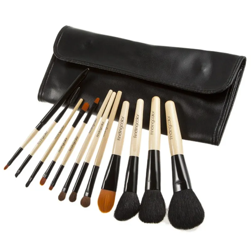 

12 PCS Cosmetic Makeup Brush Brushes Set Foundation Powder Eyeshadow Brush