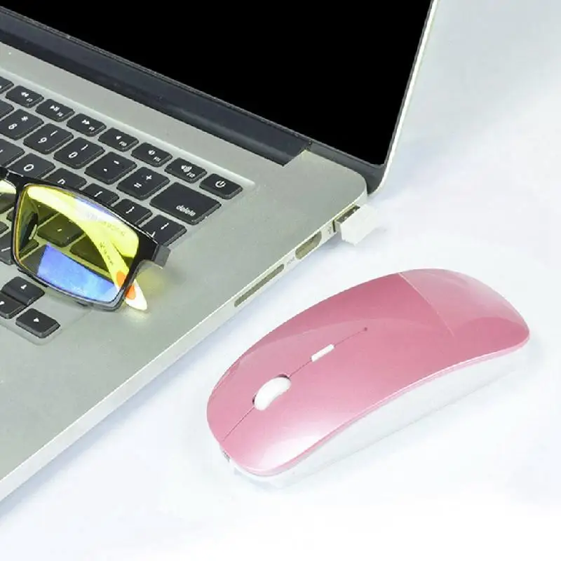 Новинка 2,4 ГГц Беспроводная ультра тонкая оптическая прокрутка мышь/Мыши+ USB приемник для ПК ноутбука
