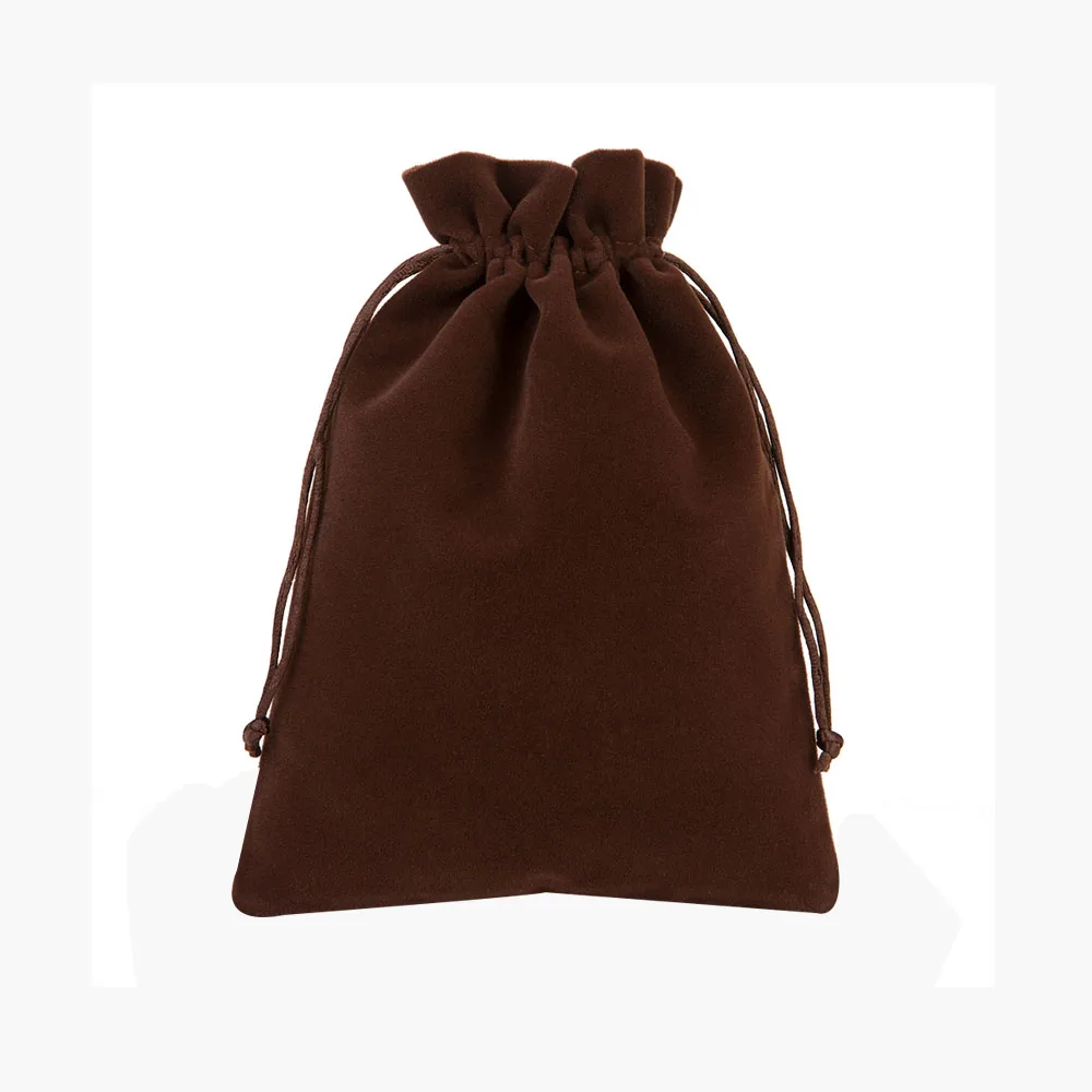 Высокое качество Большой Бархатный Шнурок Мешки 17x23 см (6,6 "х 9") ювелирная упаковка сумка для макияжа шарф волосы мешок может логотип