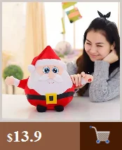 Рождественский подарок для гигантские плюшевые игрушки, забавные Новый стоящая Кукла рождественские плюшевые игрушки украшение дома