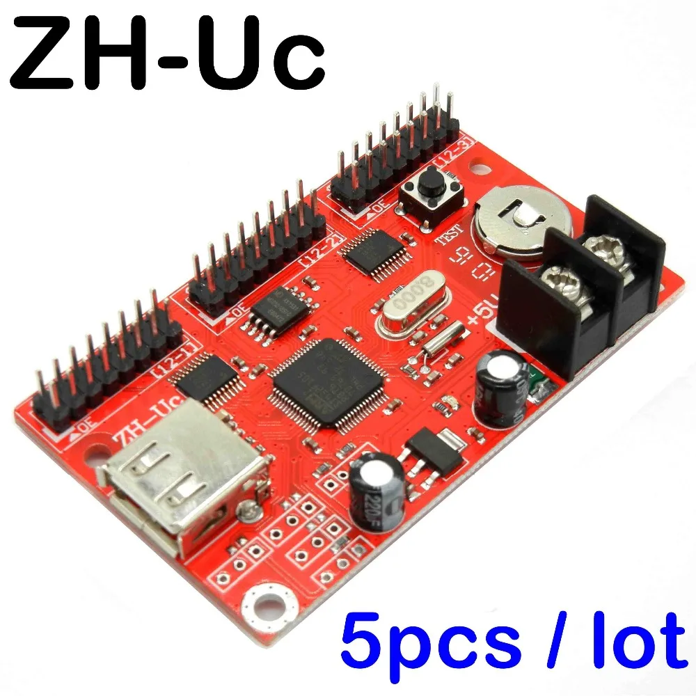 

ZH-Uc USB / u disk wireless LED Control Card P10 LED Screen module led Controller 512*48,768*32 pixels 3*hub12 port led board