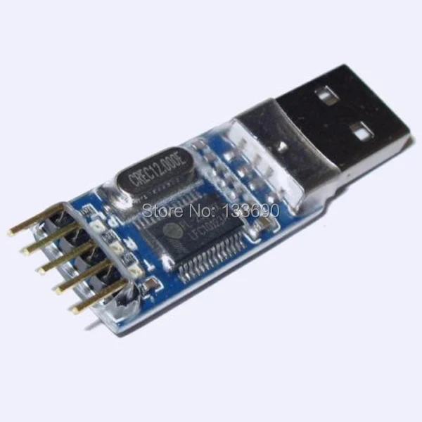 1pcs/lot PL2303 USB To RS232 TTL Converter Adapter Module With Dust-proof Cover PL2303HX | Электронные компоненты и
