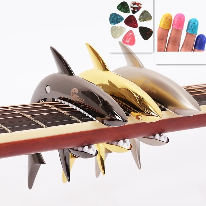 Shark Guitar Capo Zinc Alloy Quick Change Clamp For