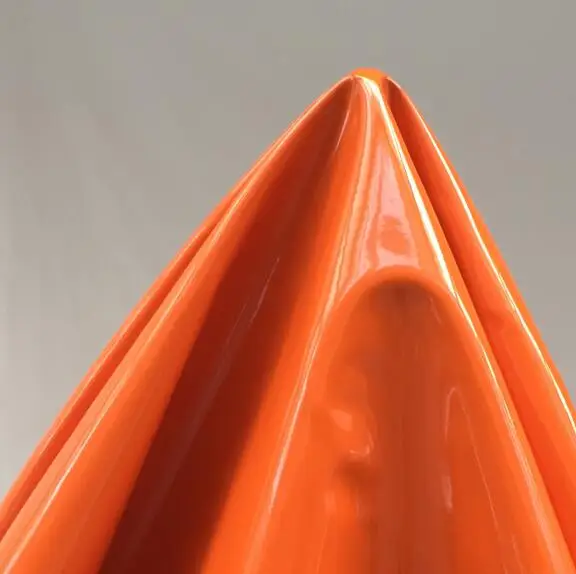 

Orange crocodile pattern Lacquer shiny mirror Coating PU leather fabric bag dress gloves diy Dance Garment textiles fabric,A526