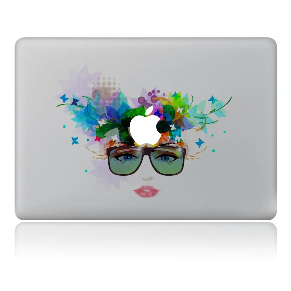 Граффити солнцезащитные очки сексуальная девушка гриф стиль Виниловая наклейка для ноутбука Стикеры для нового MacBook Pro воздуха 11 13 15 дюймов ноутбука кожи