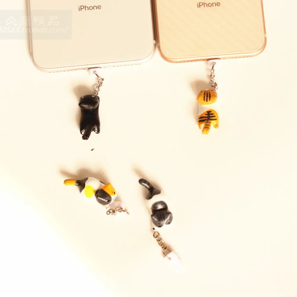 

kpop kawaii original quality Chi's cat charge port Anti dust plug for iphone X XS XR 8 8S 7 7S 6 6S 5 5S cute