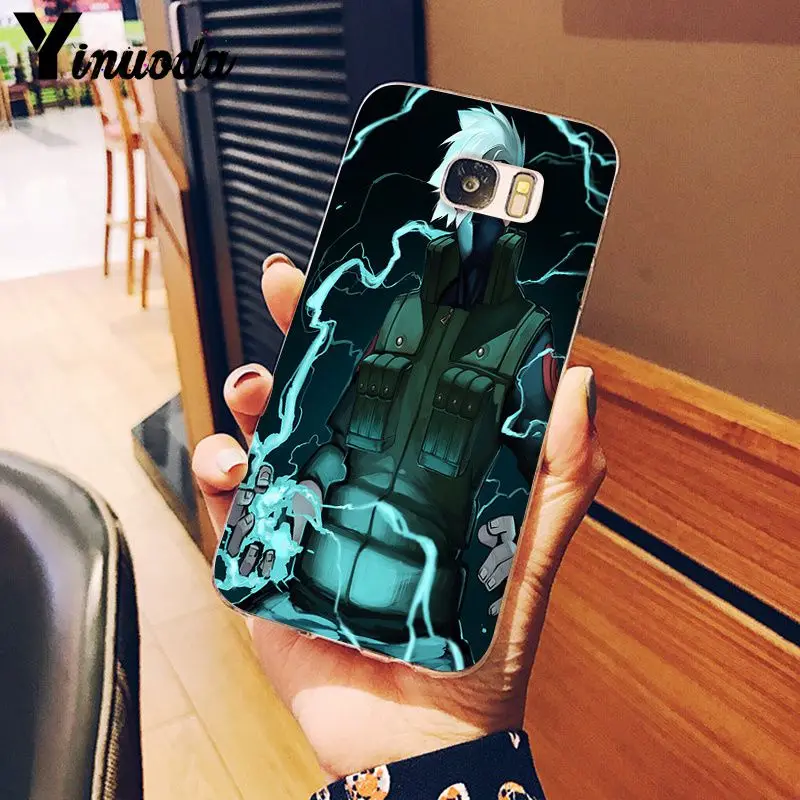 Yinuoda Хокаге Наруто Какаши Coque Основа Чехол для телефона для samsung S9 S9 плюс S8 S8plus S7 S6 S5 крышка - Цвет: A7