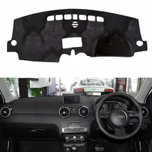 Для Audi A1 2010 2011 2012 2013 фланель приборной панели крышки тире колодки коврик в машину козырек от солнца Пользовательские RHD