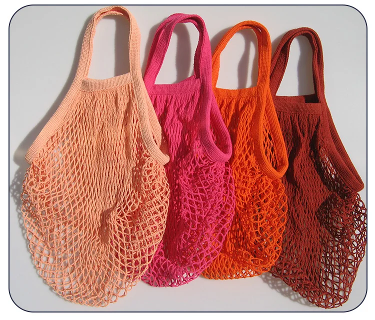

New high quality Brand NEW 1PC Reusable String Shopping Grocery Bag Shopper Tote Mesh Net Woven Cotton Bag Hand Totes