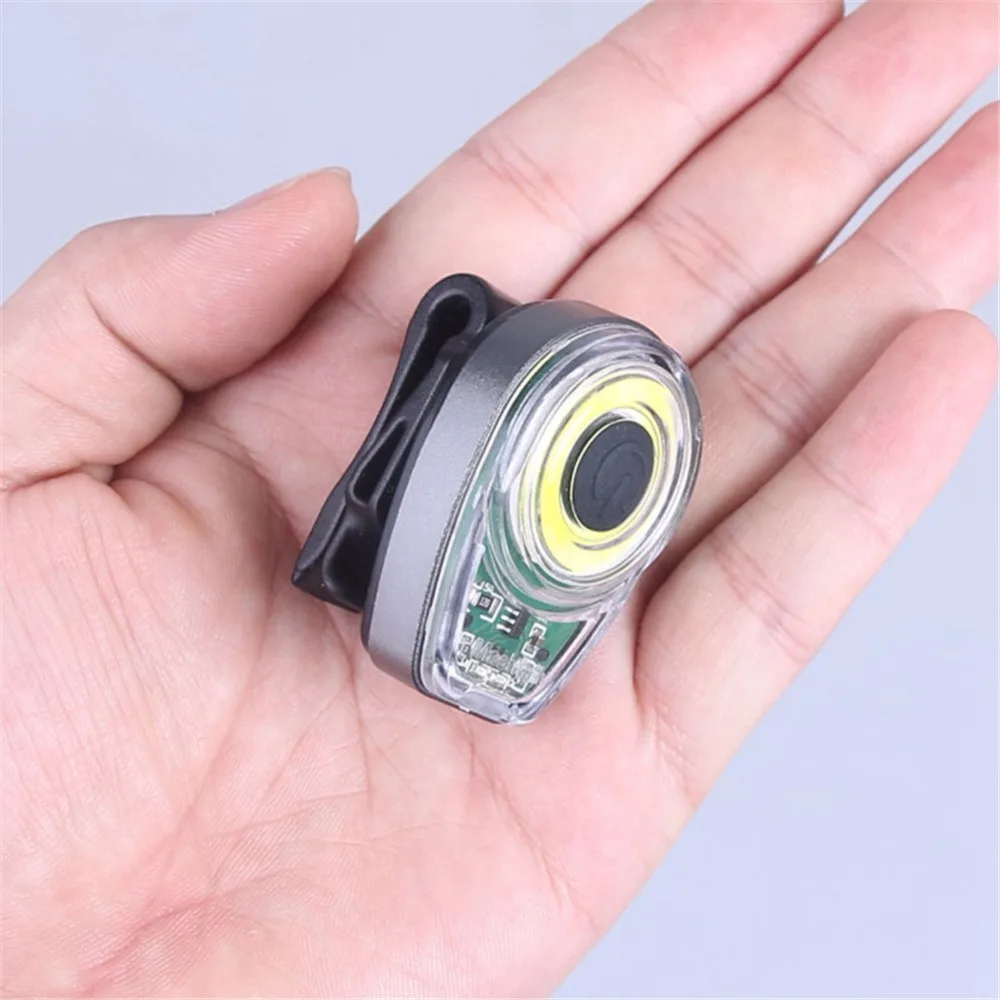 LumiParty MINI Bike Light USB Rechargeable Rear Tail Light Front